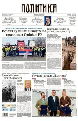 Politika - broj 40280, 27. jan 2026.