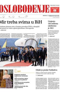 Oslobođenje - broj 25929, 3. feb 2019.