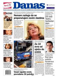 Danas - broj 5402-5403, 14. jul 2012.