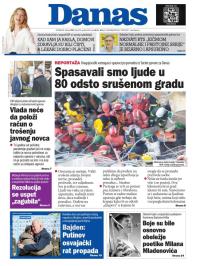 Danas - broj 9233, 21. feb 2023.