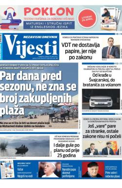 Vijesti - broj 9695, 26. apr 2025.
