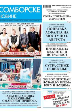 Somborske novine - broj 3709, 25. jul 2025.