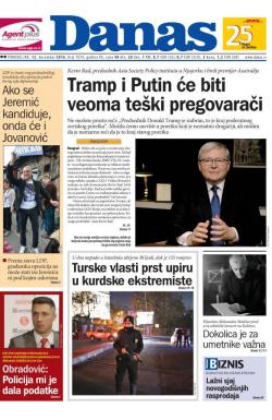 Danas - broj 7014, 12. dec 2016.