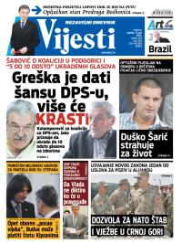 Vijesti - broj 5823, 14. jun 2014.