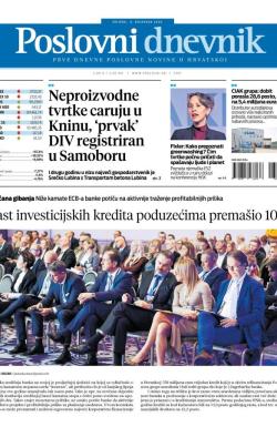 Poslovni Dnevnik - broj 5397, 6. avg 2025.