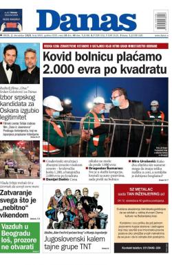 Danas - broj 8465, 2. dec 2020.