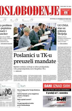 Oslobođenje - broj 25852, 15. nov 2018.