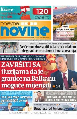 Dnevne novine - broj 3055, 27. jul 2021.