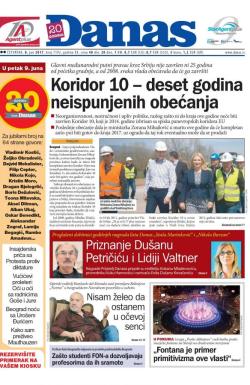 Danas - broj 7192, 8. jun 2017.
