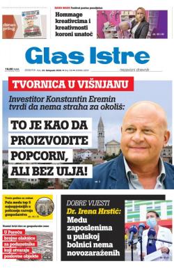 Glas Istre - broj 294, 24. okt 2020.