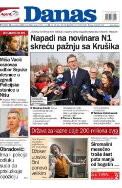 Danas - broj 8086, 19. nov 2019.
