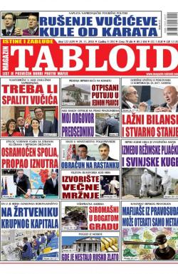 Tabloid - broj 123, 29. nov 2018.