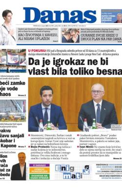 Danas - broj 9981, 4. avg 2025.