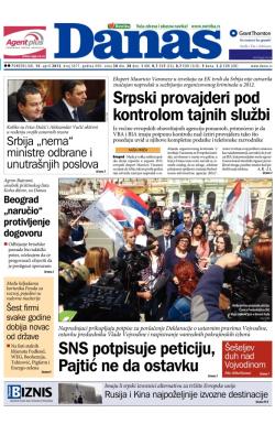 Danas - broj 5677, 15. apr 2013.