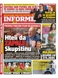 Informer - broj 3631, 22. mar 2024.