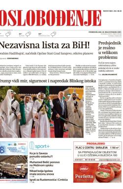 Oslobođenje - broj 25319, 22. maj 2017.