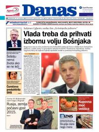 Danas - broj 6244, 3. nov 2014.
