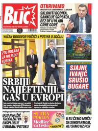 Blic - broj 8889, 26. nov 2021.