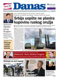 Danas - broj 6680, 13. jan 2016.