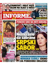 Informer - broj 3699, 13. jun 2024.