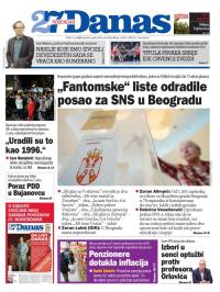 Danas - broj 9628, 7. jun 2024.
