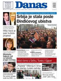 Danas - broj 8565, 12. mar 2021.