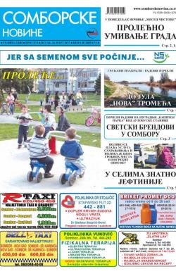 Somborske novine - broj 3274, 24. mar 2017.