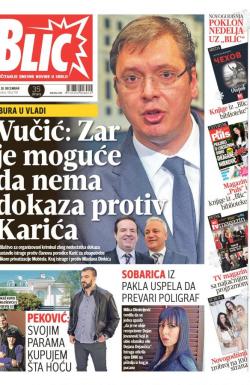 Blic - broj 7141, 28. dec 2016.