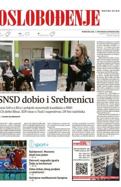 Oslobođenje - broj 25093, 3. okt 2016.