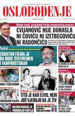 Oslobođenje - broj 24.326, 23. avg 2014.