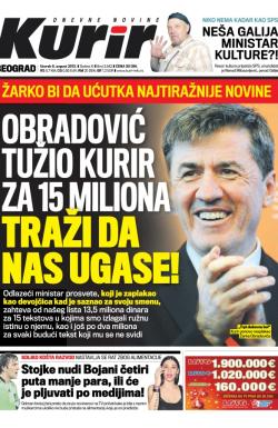 Kurir - broj 3542, 6. avg 2013.