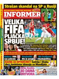 Informer - broj 1876, 25. jun 2018.