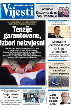 Vijesti - broj 9944, 9. jan 2026.