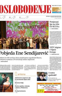 Oslobođenje - broj 26126, 23. avg 2019.