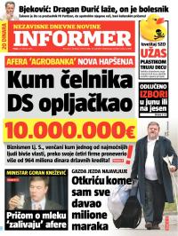 Informer - broj 244, 22. feb 2013.