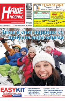 Naše novine, Temerin - broj 262, 3. feb 2017.