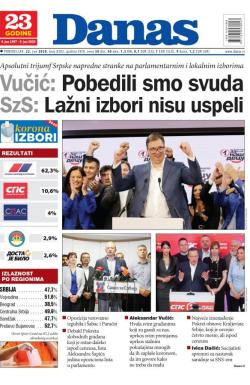 Danas - broj 8302, 22. jun 2020.