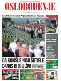 Oslobođenje - broj 24.293, 21. jul 2014.
