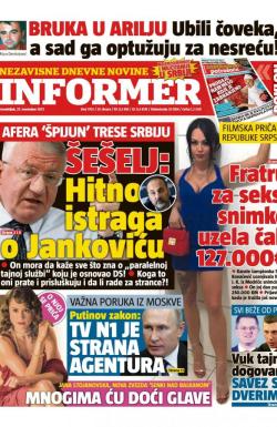 Informer - broj 1703, 27. nov 2017.
