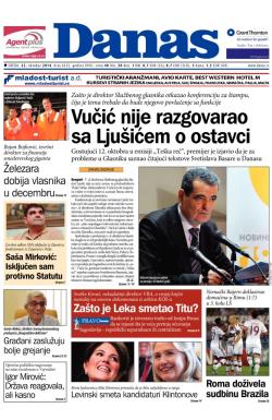 Danas - broj 6232, 22. okt 2014.