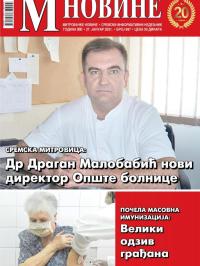 M Novine, Sr. Mitrovica - broj 997, 27. jan 2021.