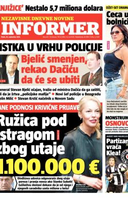 Informer - broj 421, 20. sep 2013.
