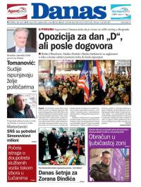 Danas - broj 7834, 12. mar 2019.