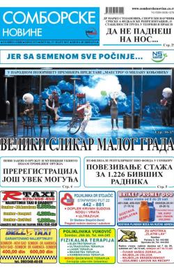 Somborske novine - broj 3273, 17. mar 2017.