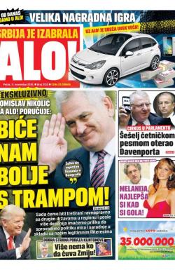 Alo - broj 3132, 11. nov 2016.