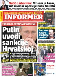 Informer - broj 1398, 29. nov 2016.