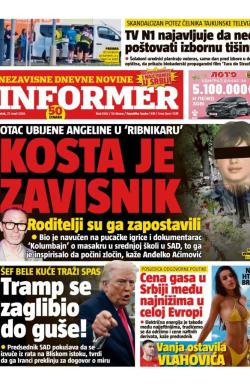 Informer - broj 4242, 27. mar 2026.