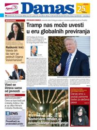 Danas - broj 7021, 19. dec 2016.