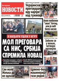 Večernje novosti - broj 5572, 28. nov 2025.