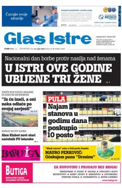 Glas Istre - broj 261, 22. sep 2022.